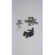 Un CONJUNTO de 10 x CRC9-RA-M Conector