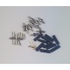 Ein SATZ von 10 x CRC9-S-M-Anschluss