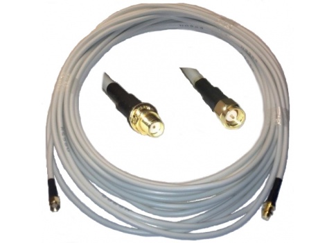9m SMA maschio a SMA femmina RG58 - bianco