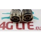 2xCable Assemblée N mâle à MMCX Angle Droit Mâle