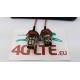 2xCable Assembly TNC Female to MCX R/A (M)