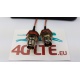 2xCable Montage TNC-Buchse auf MCX R/A (M)