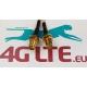 2xCable Montaggio SMA Femmina Dritto MCX Maschio-cavo oro