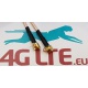 2xCable Asamblea TNC Hembra MCX Ángulo recto Macho