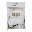 Ein paar Kabel-Montage-TNC-Stecker auf MCX Gerader Stecker