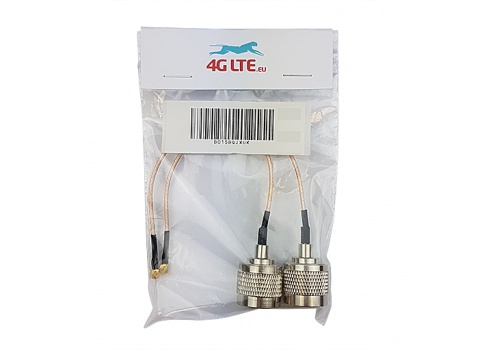 2xCable Assembly N male to MMCX Right Angle Male