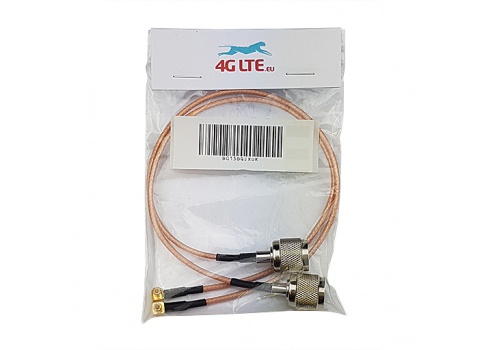 2xCable Montage TNC-M-MCX R/A M