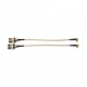 2xCable-Baugruppe BNC-Stecker auf Rechten Winkel MCX Männlich
