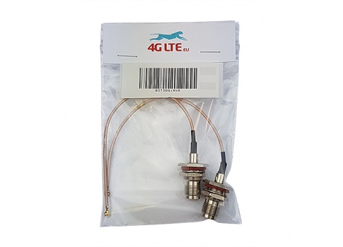 2xCable Assembly RP TNC Female to U.FL