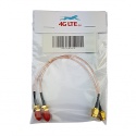 A pair of Cable Assembly SMA Female to SMA Male