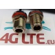 2xCable Asamblea N Mamparo Hembra RP SMA Macho