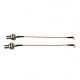 2xCable Assemblea TNC Femmina a MCX Maschio ad Angolo retto