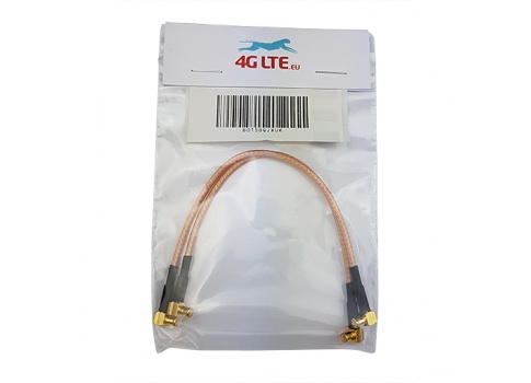 2xCable Assemblea Angolo Destro MCX Maschio ad Angolo retto MCX Maschio