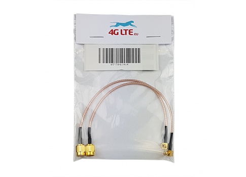 2xCable Montaje SMA Macho de Ángulo recto de MCX Macho