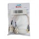2xCoaxial-Kabel N-Type Stecker auf MMCX Right Angle Männlich, 15cm