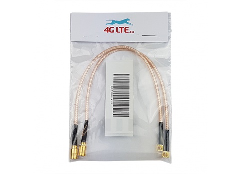 2xCable Assemblea Angolo Destro MCX Maschio a Femmina SMB