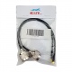 2xCable Montage N-Stecker auf Rechten Winkel MMCX-Männlich