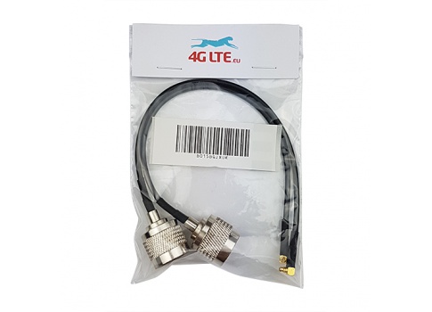 2xCable Assemblée N Mâle à Angle Droit Mâle MMCX