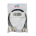 A pair of Cable Assembly TNC Male to FME Male