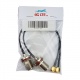 2xCable Assembly N Bulkhead Female to RP SMA Male