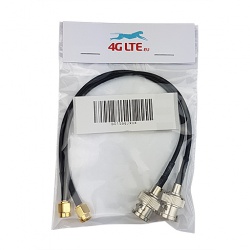 2xCable Assembly BNC Male to SMA Male