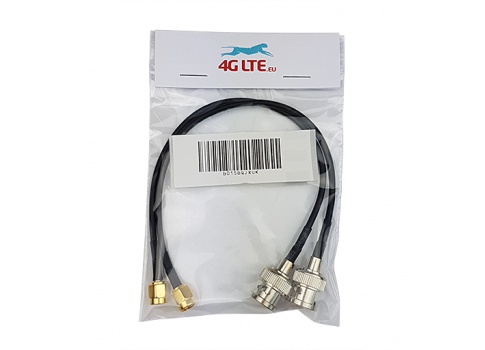 2xCable Assembly BNC Male to SMA Male
