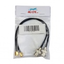 Ein paar Kabel-Montage BNC-Stecker auf SMA-Stecker
