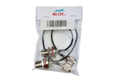 2xCable Assemblée RP-TNC(M)-N(F)