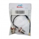 2xCable Montage Geraden MCX-Stecker-N Schottverschraubung Weiblich