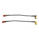 2xCable Assembly SMA (F) to SMA Right Angle (M)