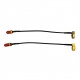 2xCable Assemblée SMA (F) - SMA à Angle Droit (M)