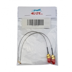 A pair of Cable Assembly SMA Female to U.FL