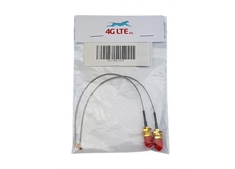 2xCable Assemblée SMA Femelle U. FL