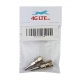 Un par de RF conector FME Macho Plug Crimp