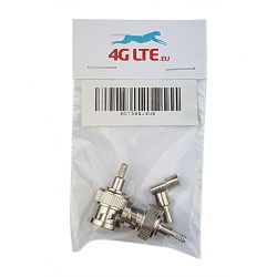 2xBNC Male Crimp Connector for RG59 cable