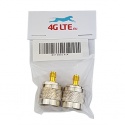 A pair of RP SMA Female to N Male Adaptor