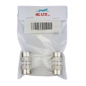 A pair of N Male to N Male Adaptor