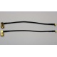 2xCable Assemblea angolo Destro SMA maschio ad Angolo retto maschio MMCX