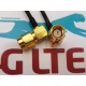 2xCable Assembly Right angle SMA male to Right Angle MMCX male