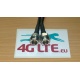 Cable ensamblado N hembra a N hembra