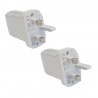 A pair of Huawei genuine USB 2A Wall Power Plug