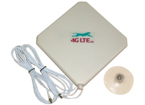 4G LTE double, de forme carrée, Antenne 7dBi avec 2 x TS-9 fin