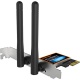 Comfast Alta Velocitat 1300Mbps Escriptori Pci-E de la Xarxa sense fils