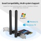 Comfast ad Alta Velocità 1300Mbps Desktop Pci-E Wireless di Rete