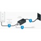 Ubiquiti POE Gigabit Adaptador de corrent POE-24-12W-G