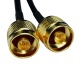 Coaxial Cable N Male-SMA Male 10m Duplex Gold