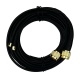 Koaxial-Kabel N Stecker-SMA-Stecker 2,5 m Duplex-Gold