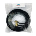 Câble Coaxial de liaison N Mâle-SMA Mâle 2,5 m Duplex d'Or
