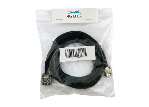RP-TNC-M to N-Male cable assembly 200 cm long.