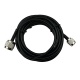 RP-TNC-M to N-Male cable assembly 200 cm long.